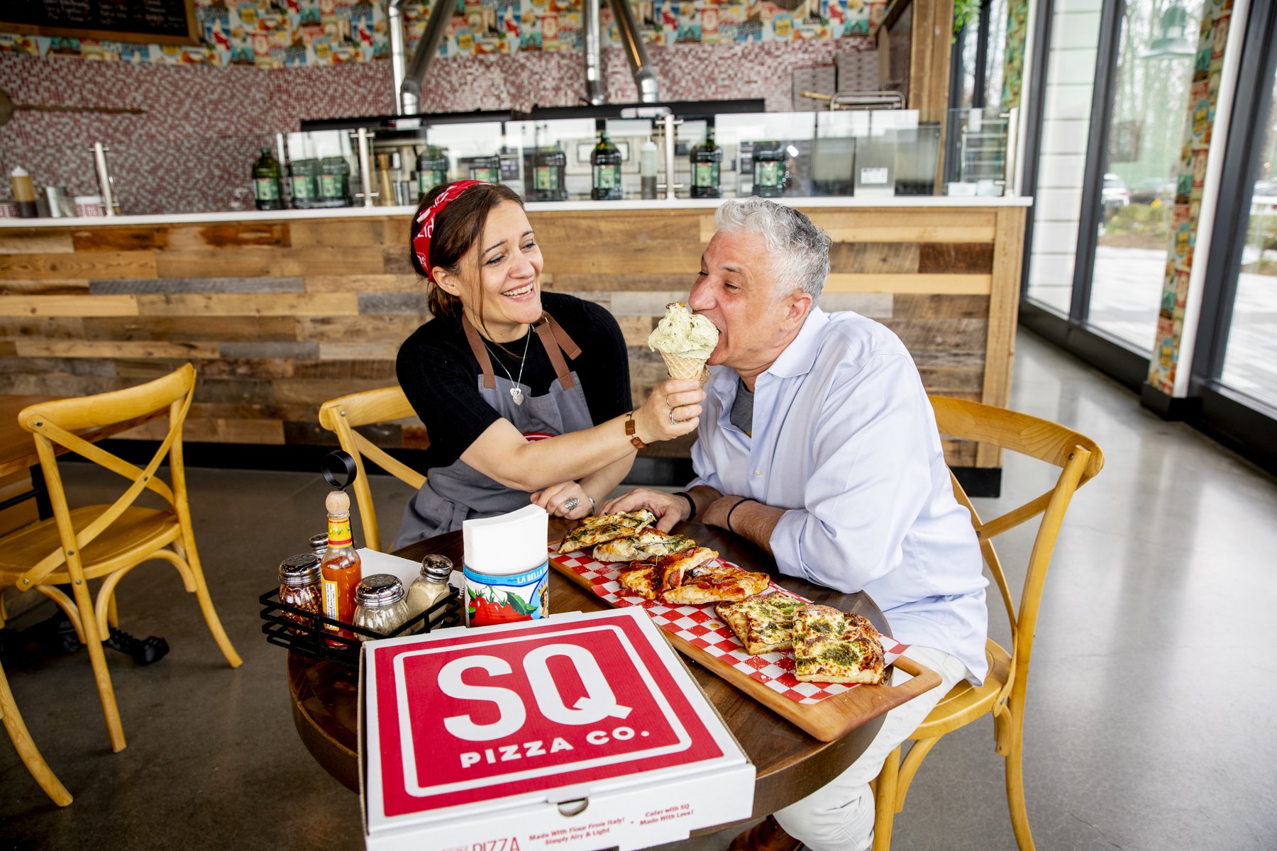 Chef G at SQ Pizza